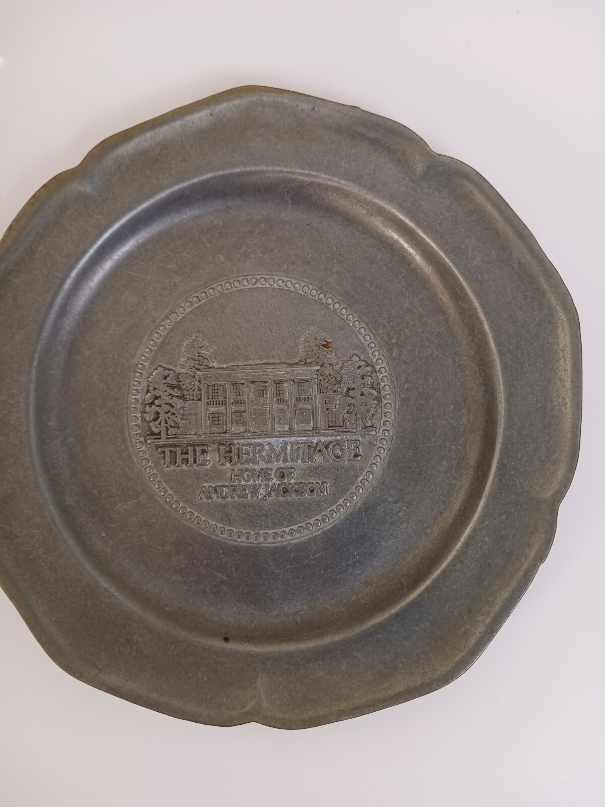 Hermitage Home of Andrew Jackson Superb Heritage Collectors Series metal plate Hermitage Home of Andrew Jackson Superb Heritage Collectors Series metal plate