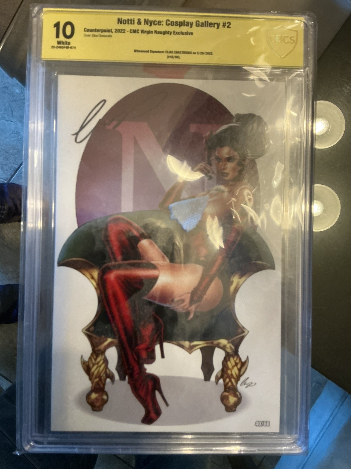 Notti & Nyce: Cosplay Gallery #2  Virgin Variant Graded 10  CBCS Signed