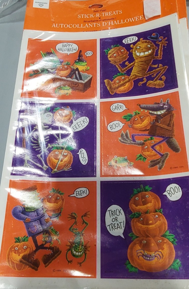 Hallmark Cute Halloween Stickers 3 Sheets for $10