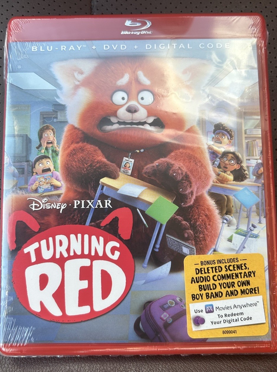 Disney Pixar Turning Red DVD 2022 Factory Sealed Family Movie π₯ Disney Pixar Turning Red DVD 2022 Factory Sealed Family Movie π₯