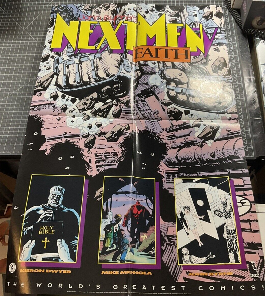 Next Man Faith Folded Poster 33 X 22 Next Man Faith Folded Poster 33 X 22