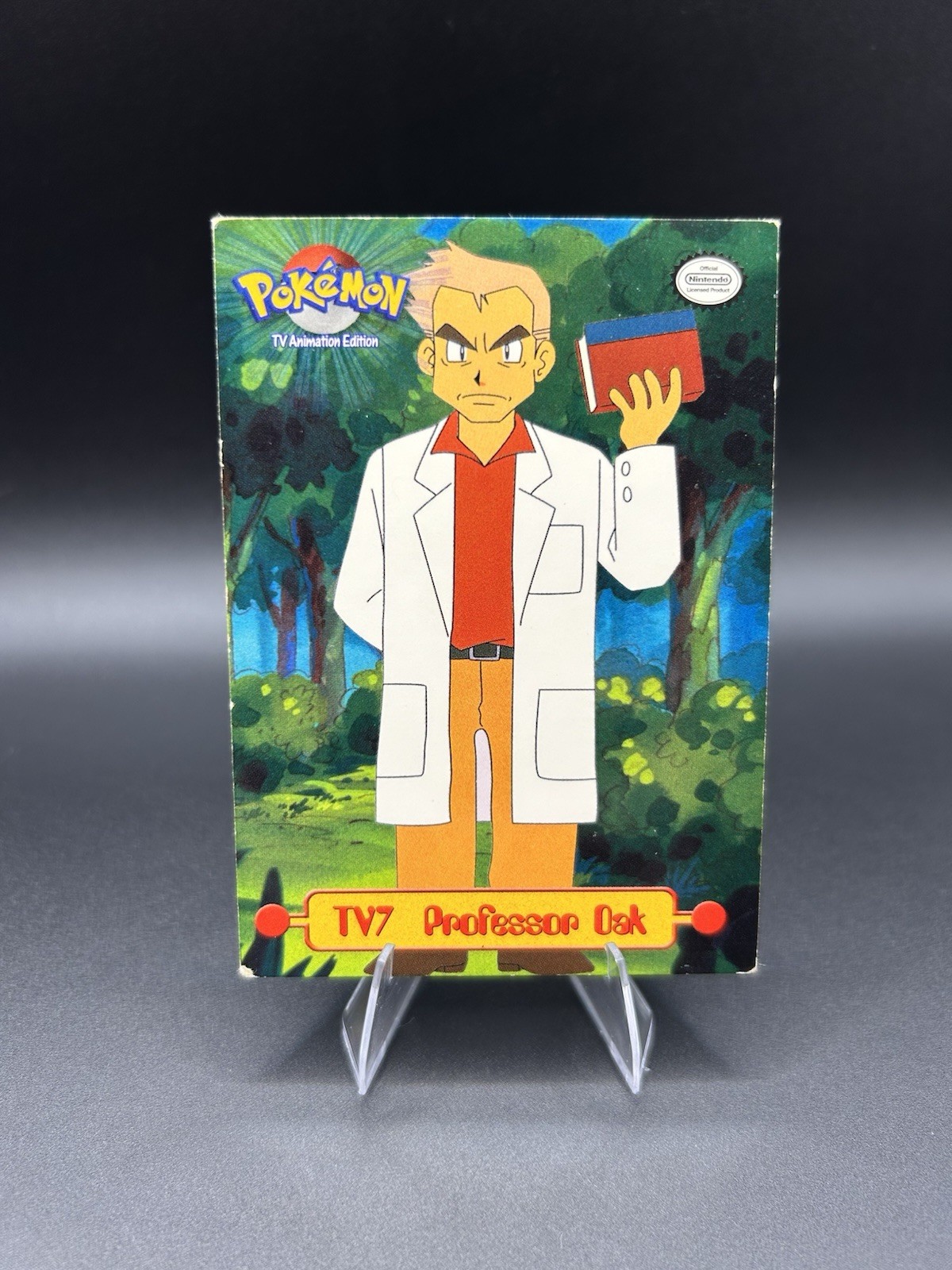 1999 Topps Pokemon Professor Oak #TV7 TV Animated Edition Vintage Pokemon Card 1999 Topps Pokemon Professor Oak #TV7 TV Animated Edition Vintage Pokemon Card