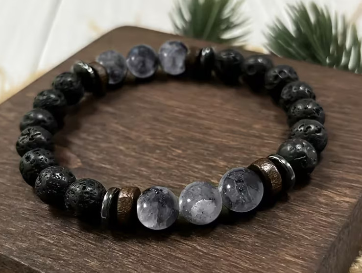 Men's SEX Attraction Obsidian Bracelet Sex Love Romance Attention Black Magic