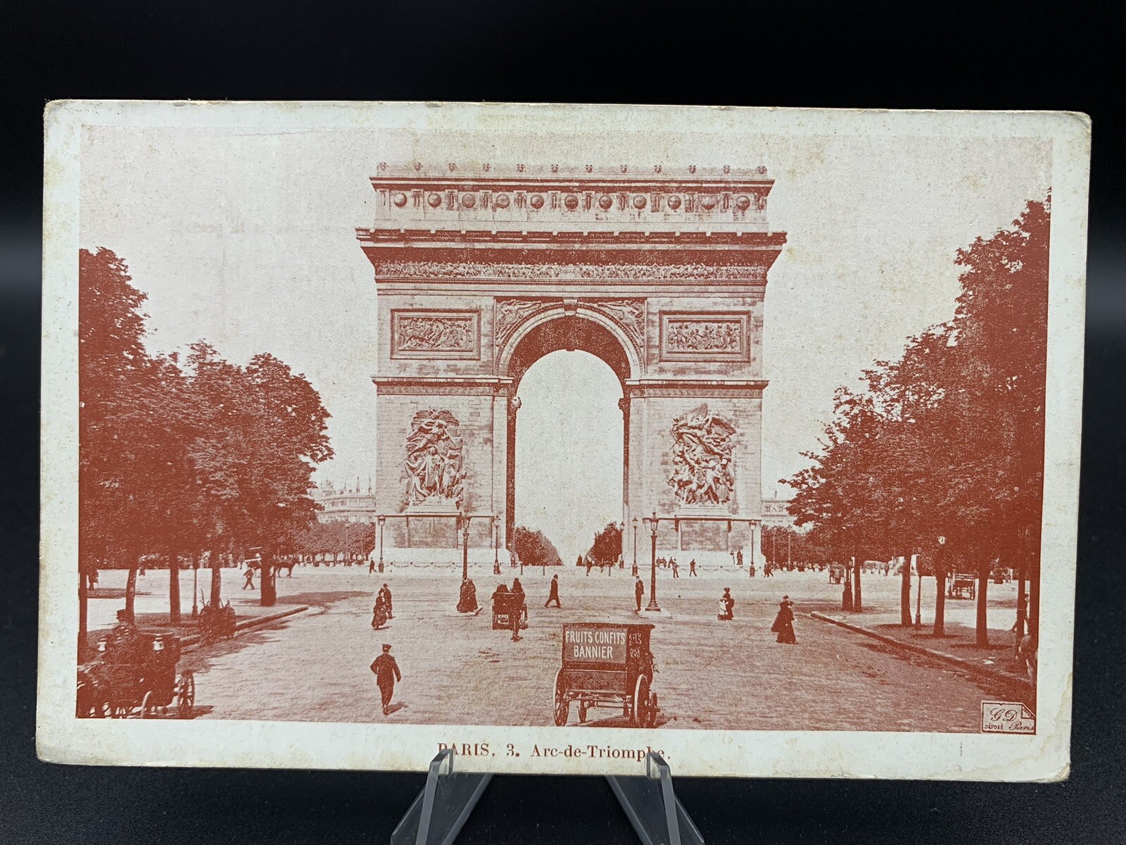 ARC DE TRIOMPHE, Antique French Postcard, Paris, ÉMILE J. BANNIER, unused, rare ARC DE TRIOMPHE, Antique French Postcard, Paris, ÉMILE J. BANNIER, unused, rare