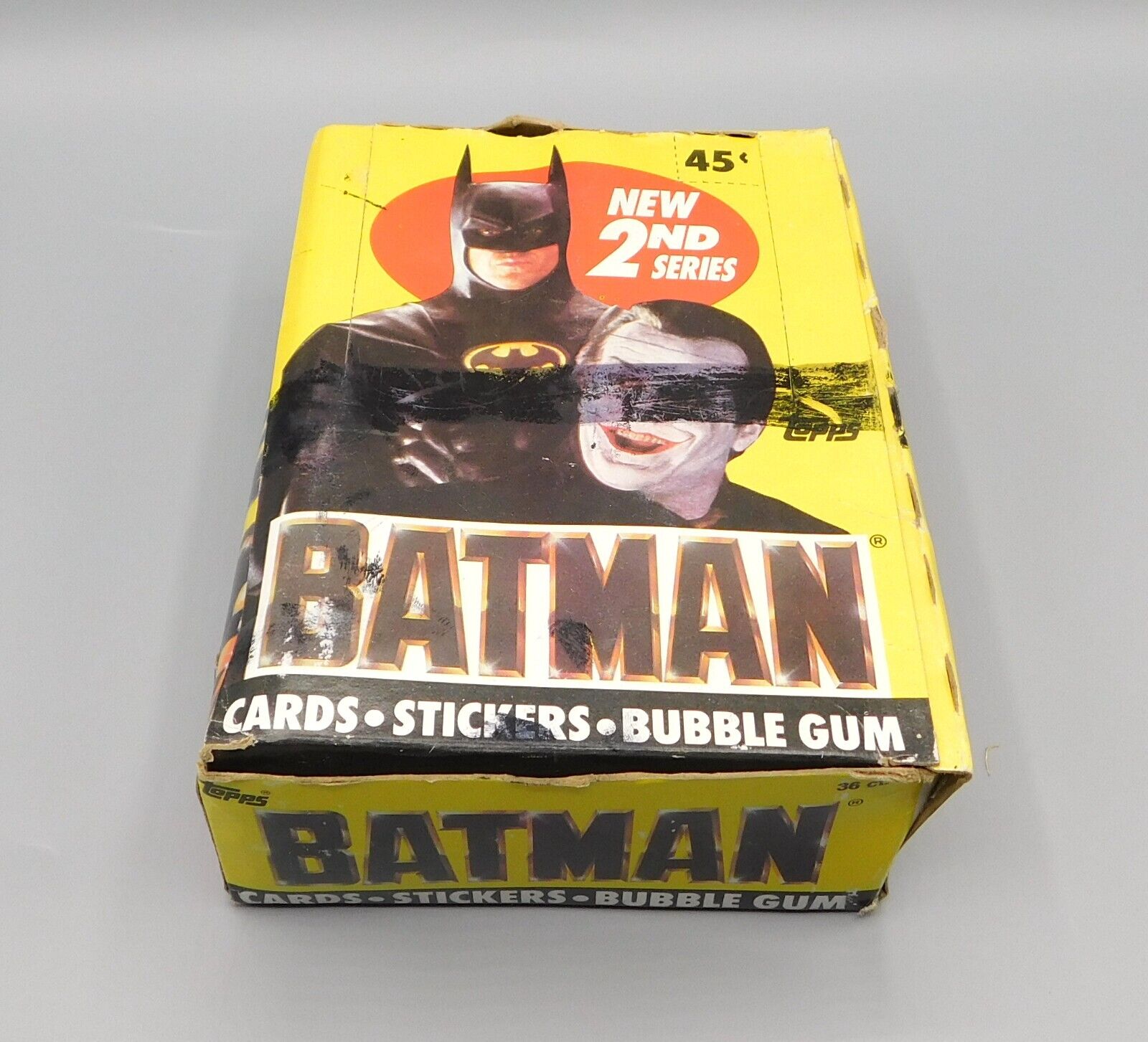 1989 Topps BATMAN The Movie 2nd Series Trading Cards Box w/ 36 Packs  +1 extra