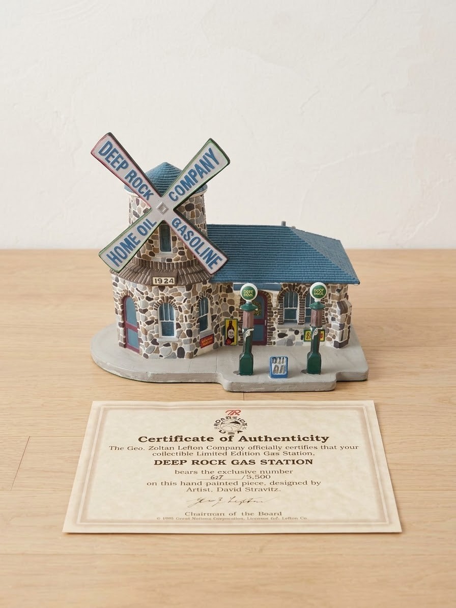 Vintage Lefton Roadside U.S.A. Collection — Deep Rock Gas Station (Limited...