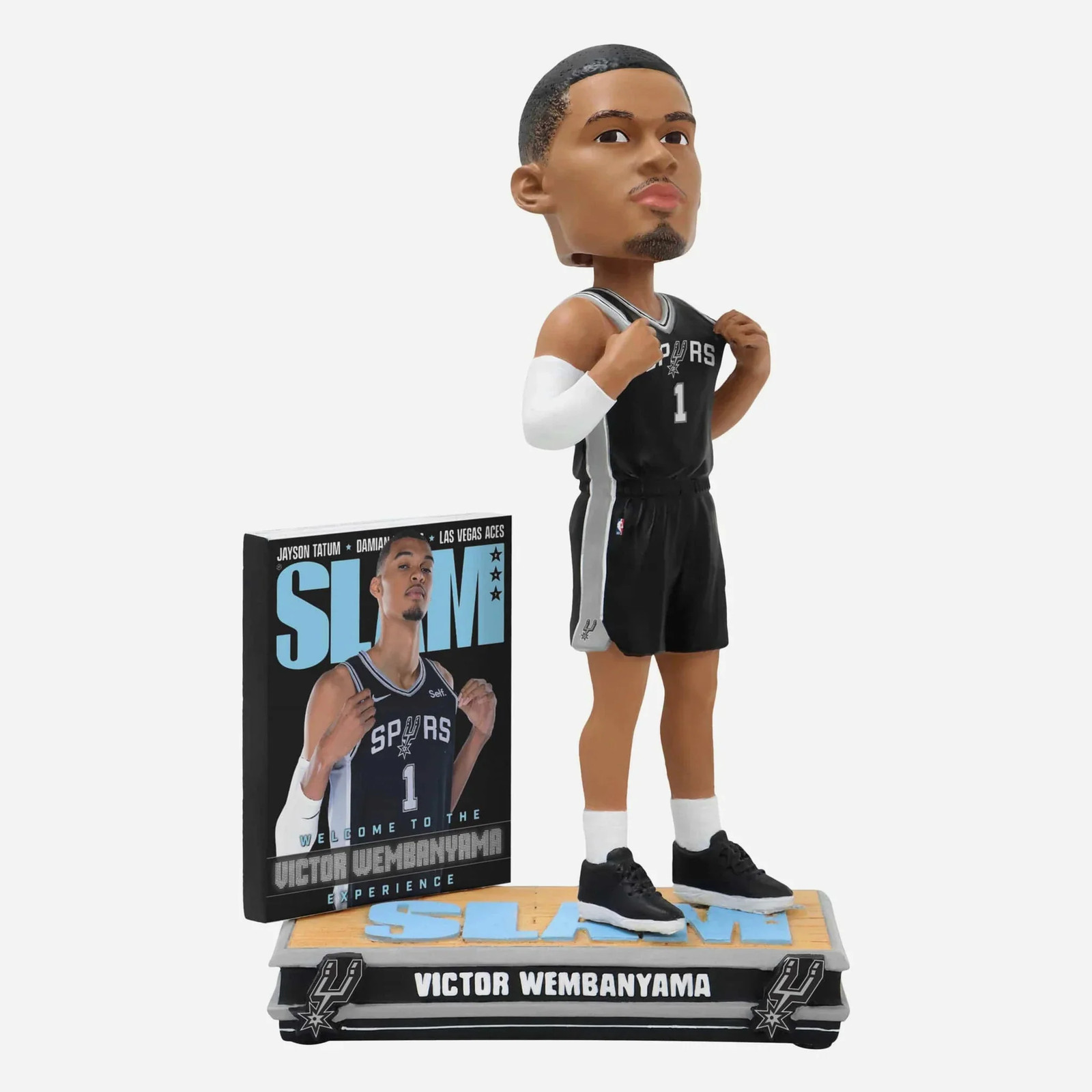 Victor Wembanyama San Antonio Spurs SLAM Magazine Cover Bobblehead NBA Victor Wembanyama San Antonio Spurs SLAM Magazine Cover Bobblehead NBA