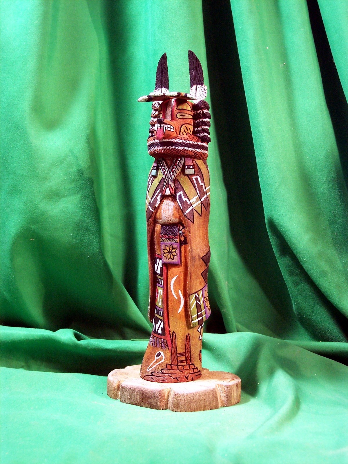 Hopi Kachina Doll - The Badger Kachina by Wally Grover - Amazing Hopi Kachina Doll - The Badger Kachina by Wally Grover - Amazing