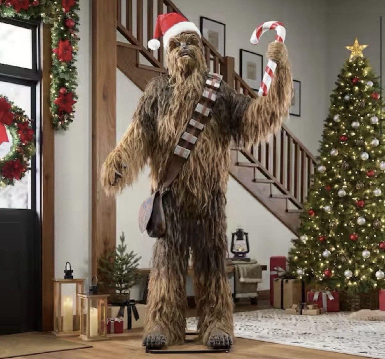 Disney 7.5 ft. Animated Chewbacca Home Depot Christmas Animatronic SEALED BOX Disney 7.5 ft. Animated Chewbacca Home Depot Christmas Animatronic SEALED BOX