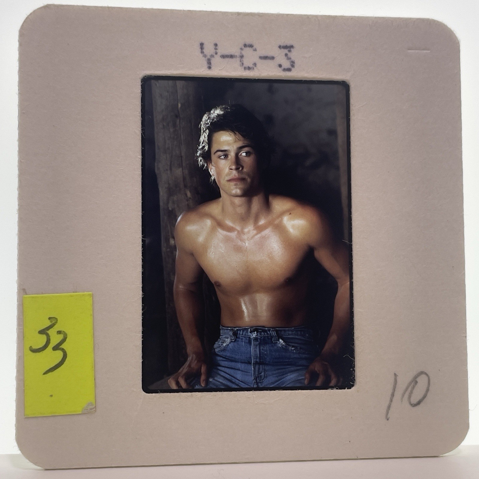 Vintage 35mm Slide of Rob Lowe Actor #10 Vintage 35mm Slide of Rob Lowe Actor #10
