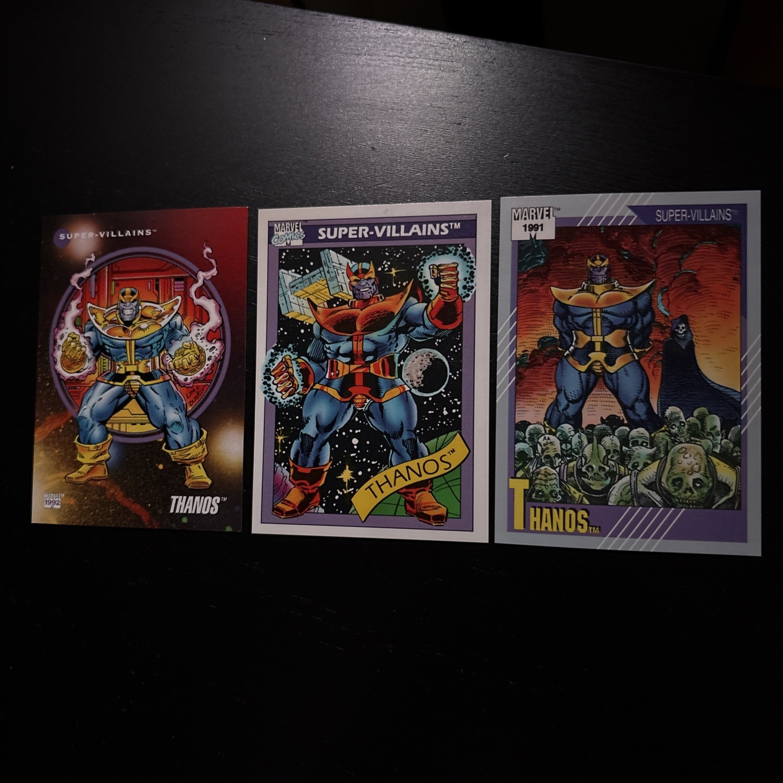 1990 1991 1992 Marvel Comics Impel Trading Card #79 85 126 Thanos MINT Set π₯ 1990 1991 1992 Marvel Comics Impel Trading Card #79 85 126 Thanos MINT Set π₯