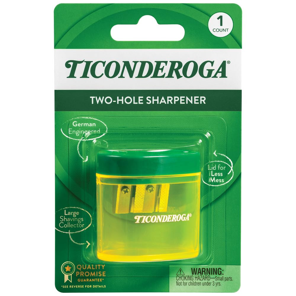 Premium Yellow Green Pencil Sharpener 2 Hole Ergonomic Design Made in Germany Premium Yellow Green Pencil Sharpener 2 Hole Ergonomic Design Made in Germany