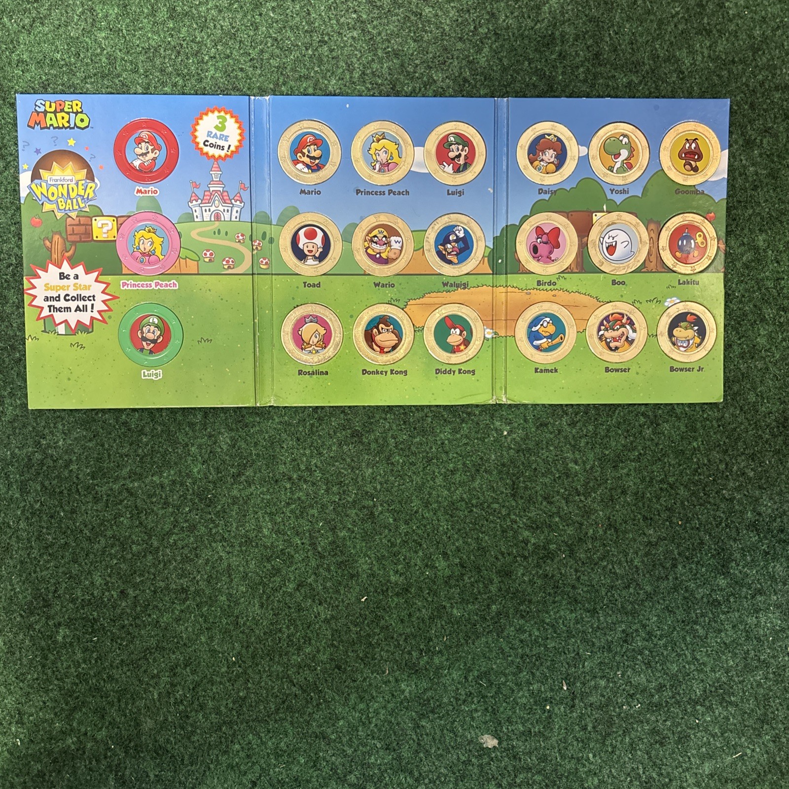 Super Mario Wonderball Series 2 Collectors Book Full Set Of 21 Official Coins Super Mario Wonderball Series 2 Collectors Book Full Set Of 21 Official Coins