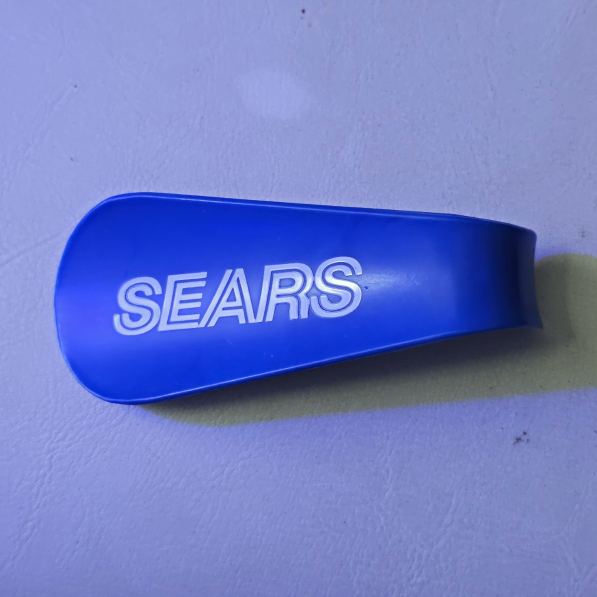 Sears Blue & White Vintage Shoe Horn Sears Blue & White Vintage Shoe Horn