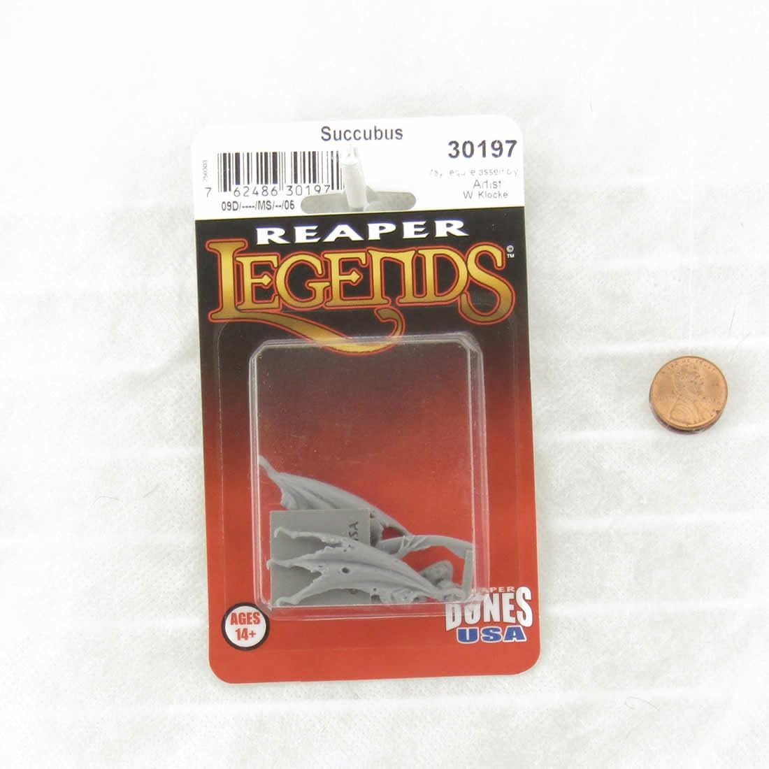 Reaper Miniatures Succubus Miniature Figure 25mm Heroic Scale Reaper Bones USA