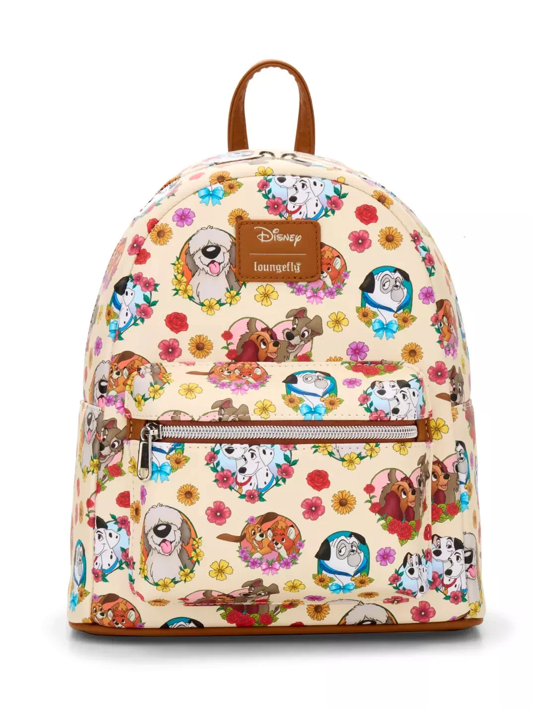 New Loungefly Disney Dogs Flower Hearts Fox Hound Mini Floral Backpack Purse New Loungefly Disney Dogs Flower Hearts Fox Hound Mini Floral Backpack Purse