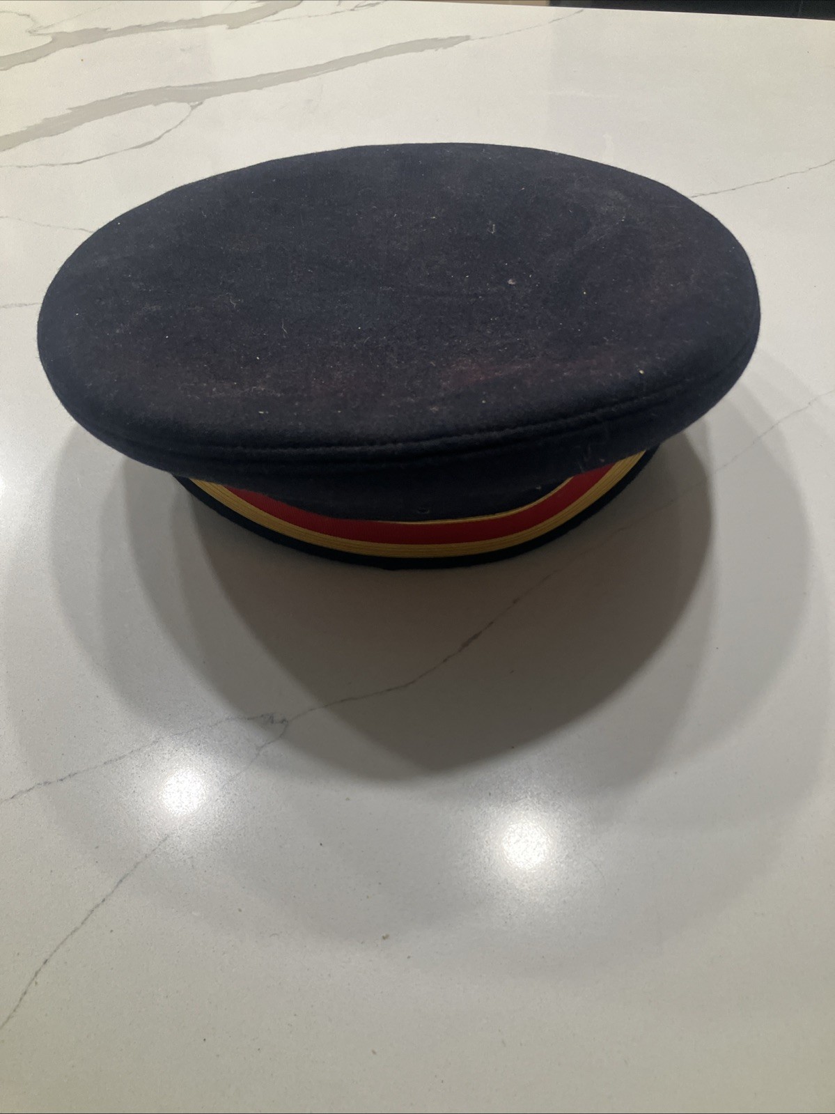 vintage U.S. Army officer service or dress visor cap vintage U.S. Army officer service or dress visor cap