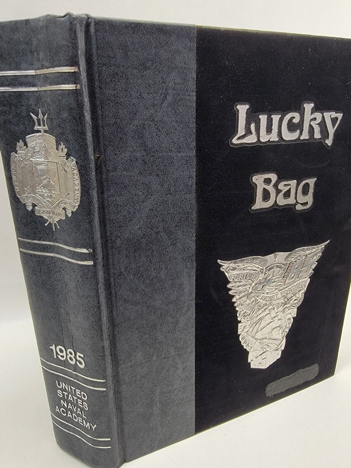 Vintage 1985 Lucky Bag Navy Naval Academy School Military Yearbook Collectible