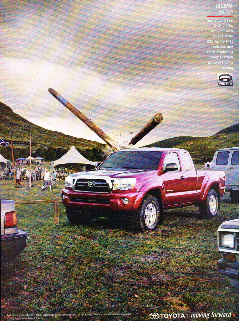 2006 Toyota Tacoma Truck -  Original Car Advertisement Print Ad J284