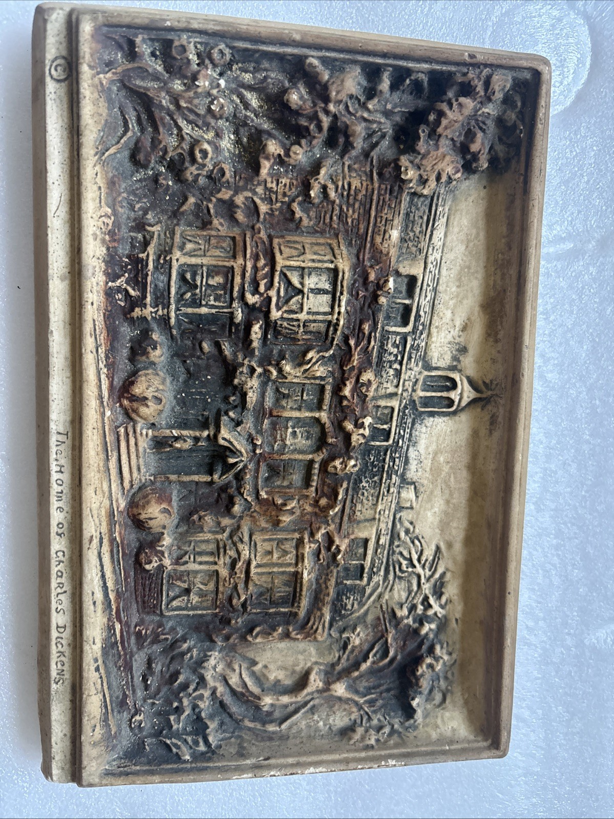 vintage Ivorex wall plaque titled \