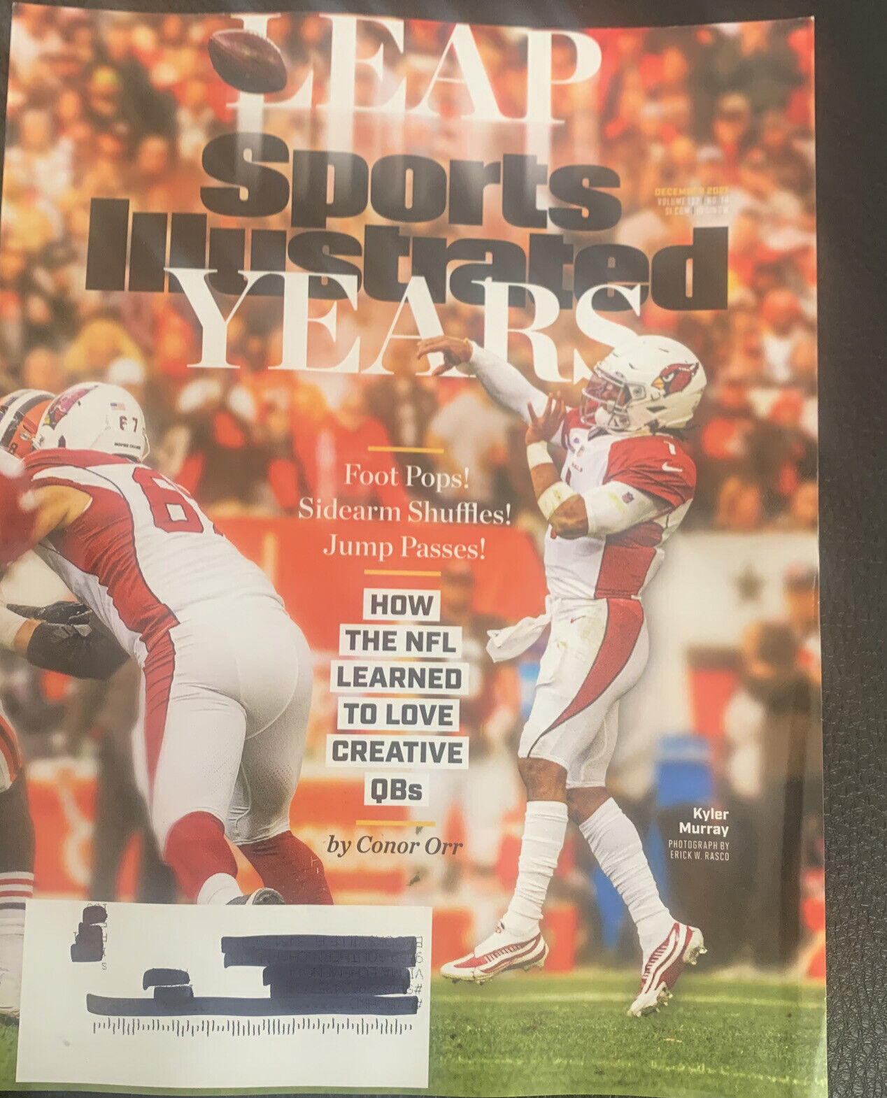 Sports Illustrated December 2021 - Kyler Murray Arizona Cardinals - Leap Years