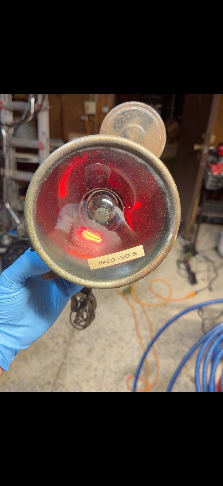 Vintage police light from 1930’s Vintage police light from 1930’s