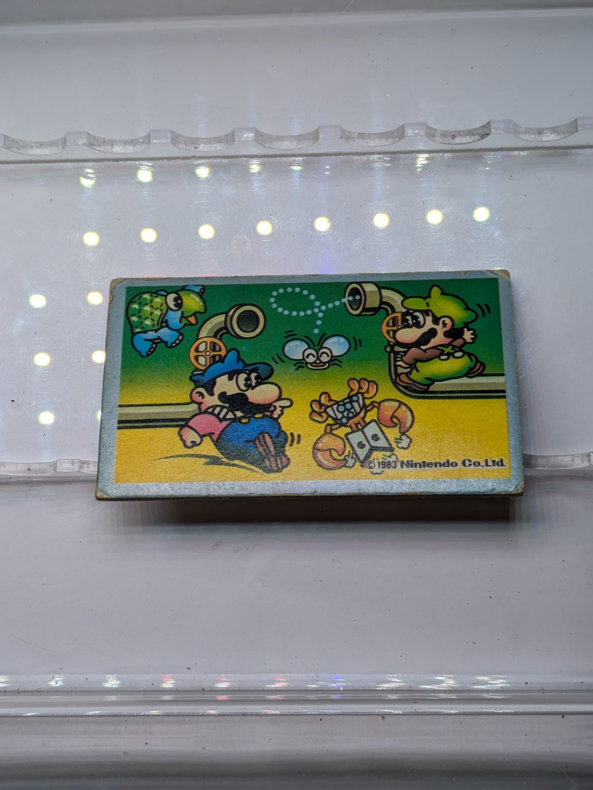 vtg Rare 1983 Nintendo Famicom Mario Bros Menko Card - Luigi Rookie vtg Rare 1983 Nintendo Famicom Mario Bros Menko Card - Luigi Rookie