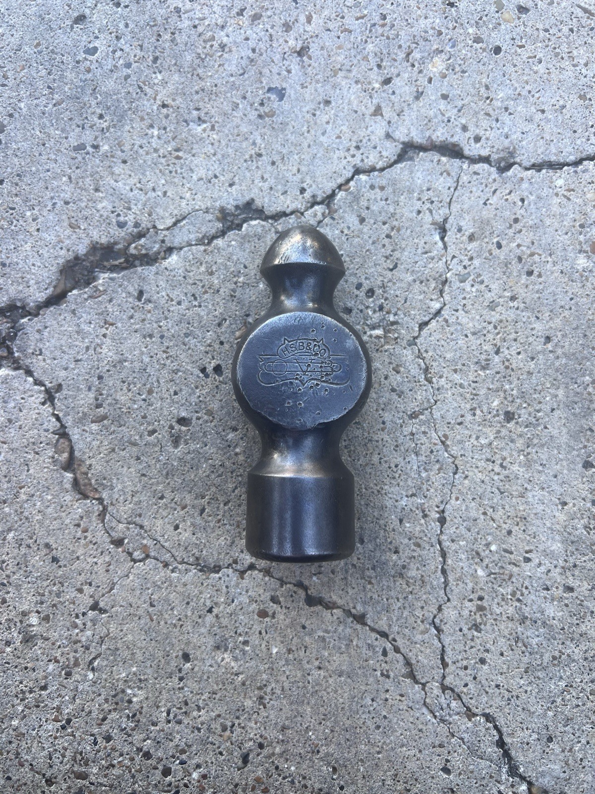 Vintage H.S.B. Co. OVB Ball & Peen Hammer Head .15oz Made In USA - No Handle Vintage H.S.B. Co. OVB Ball & Peen Hammer Head .15oz Made In USA - No Handle