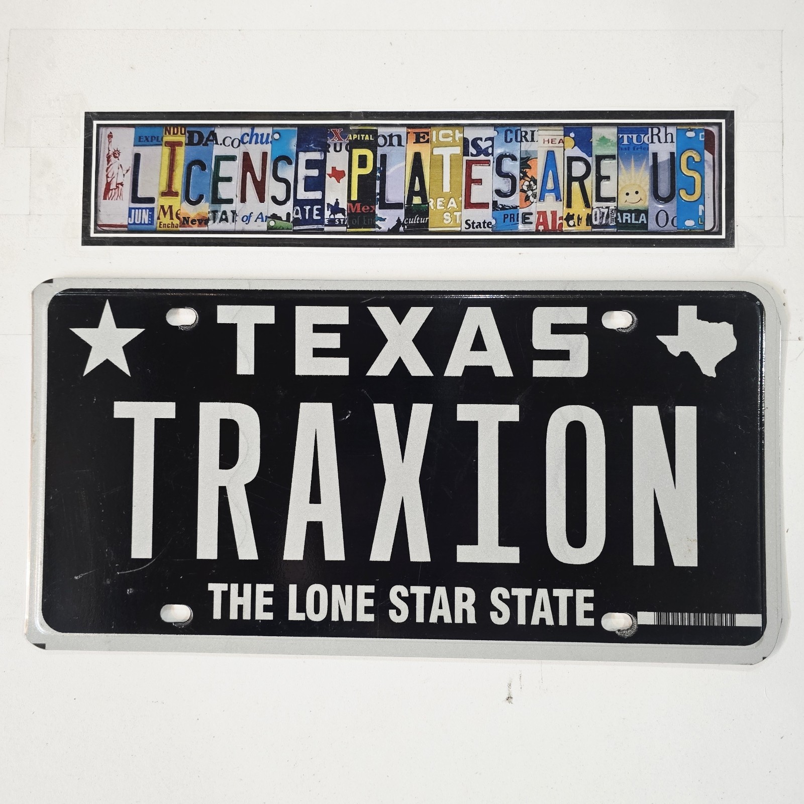 Texas Blackout Vanity License Plate 🔥 Personalized TX Tag - TRAXION Texas Blackout Vanity License Plate 🔥 Personalized TX Tag - TRAXION