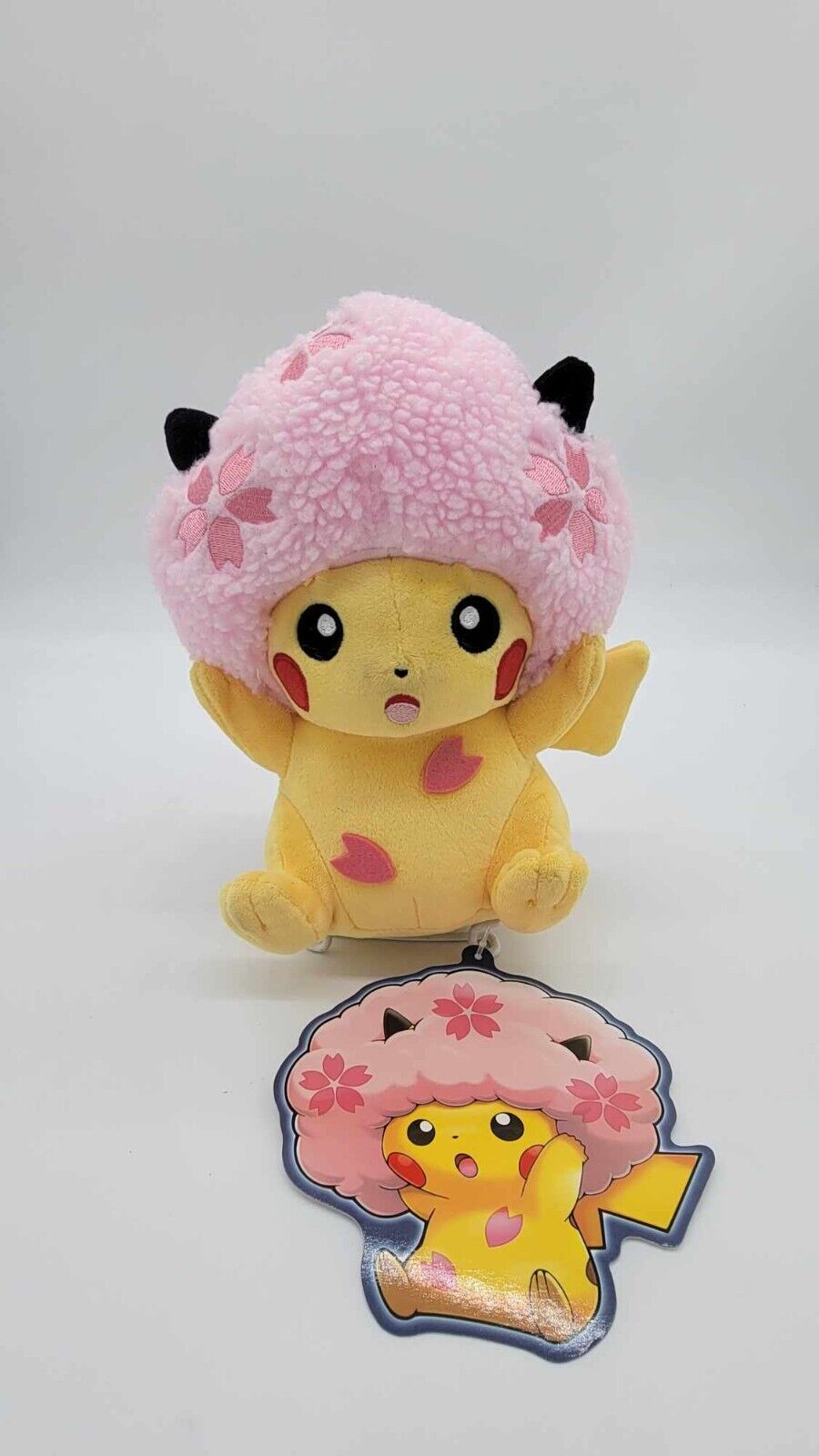 Pokemon Rare Tokyo DX Pikachu Sakura Afro Plush Japan (Authentic) 