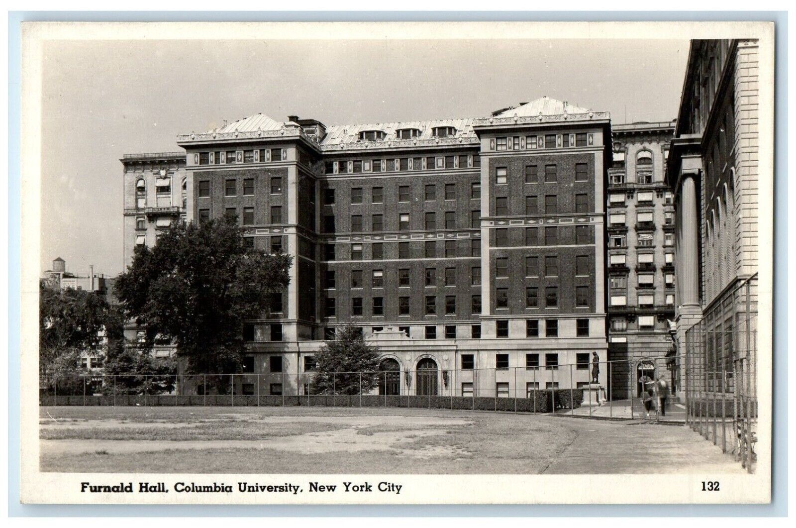 c1940\'s Furnald Hall Columbia University New York City NY RPPC Photo Postcard