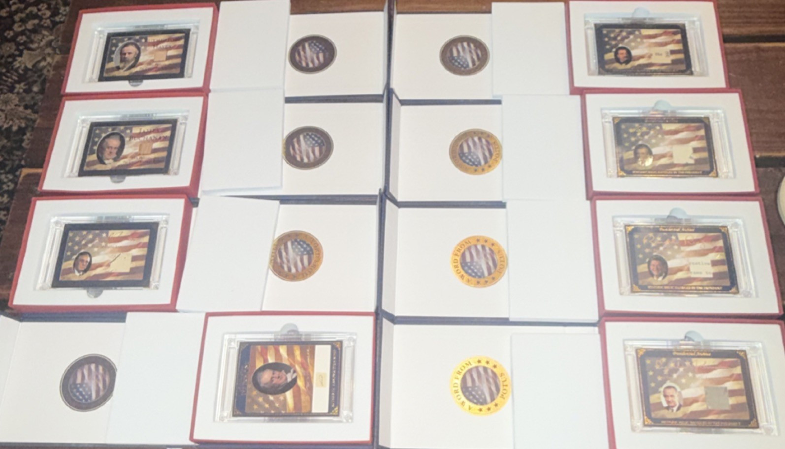 US Presidents commemorative card collection Politics Rutherford Hayes Reagan US Presidents commemorative card collection Politics Rutherford Hayes Reagan