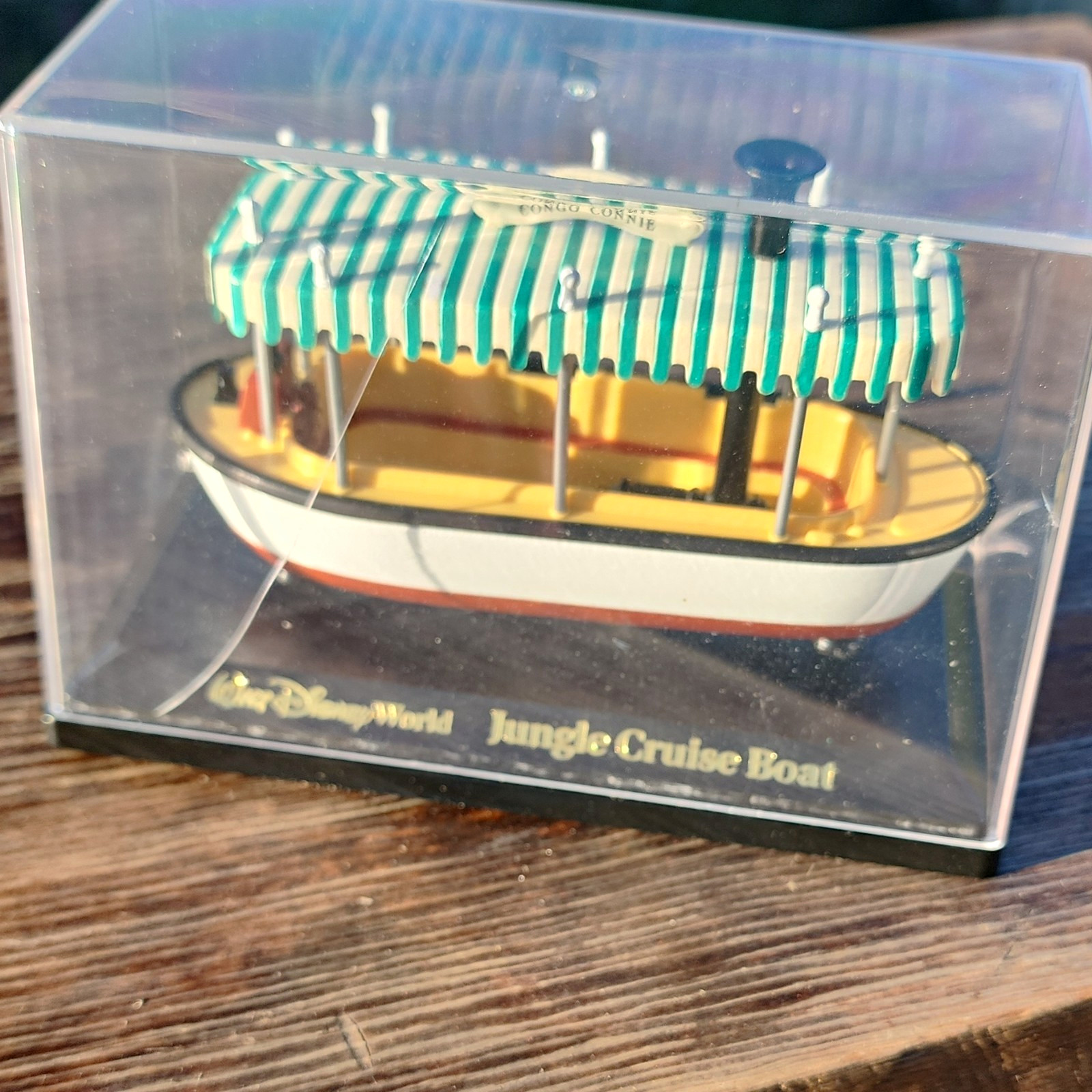 Rare Disney Jungle Cruise “Congo Connie” Boat Collectible Model w/ Display Case Rare Disney Jungle Cruise “Congo Connie” Boat Collectible Model w/ Display Case