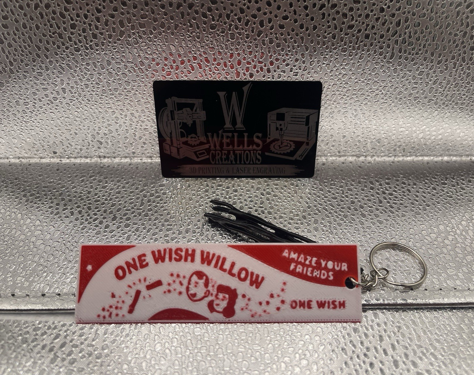 OBSESSION Inspired One Wish Willow Keychain A24 Focus Features