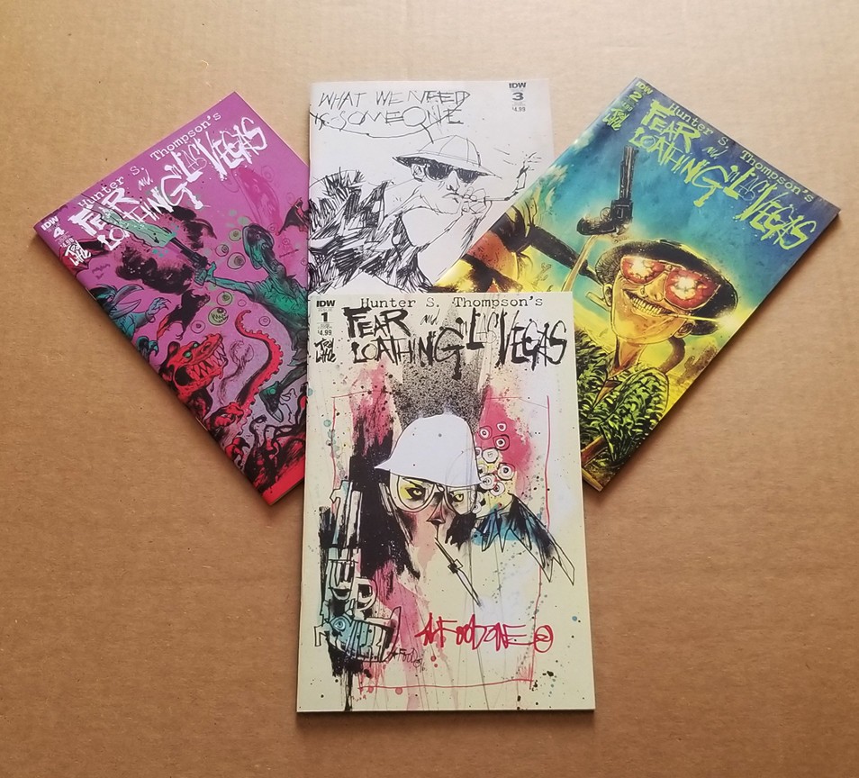 FEAR AND LOATHING IN LAS VEGAS # 1 - 4 VARIANTS NM IDW 2016 JIM MAHFOOD SIGNED FEAR AND LOATHING IN LAS VEGAS # 1 - 4 VARIANTS NM IDW 2016 JIM MAHFOOD SIGNED