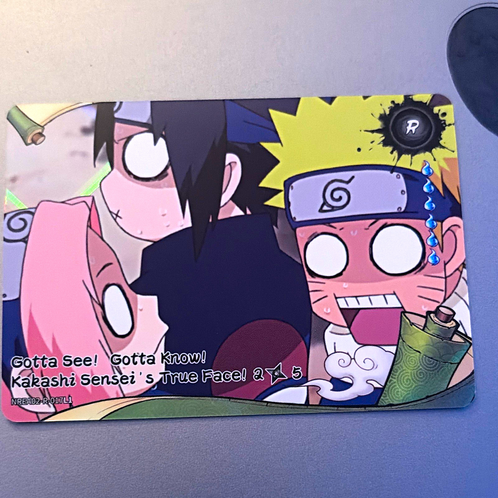 MAYOU Naruto Hologram NR202-R-017-L1 Gotta See Gotta Know 2002