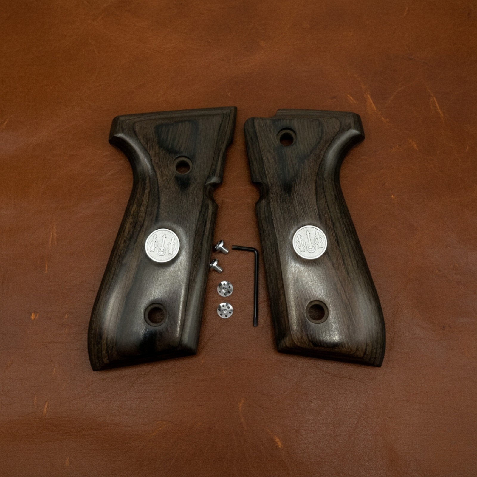 SHARD Tactical Beretta 92 96 Wood Pistol Grips Full Size 92FS EDC Combat Set SHARD Tactical Beretta 92 96 Wood Pistol Grips Full Size 92FS EDC Combat Set