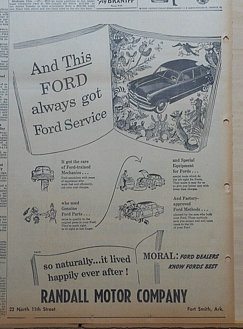 1951 newspaper ad for Ford - \ 1951 newspaper ad for Ford - \