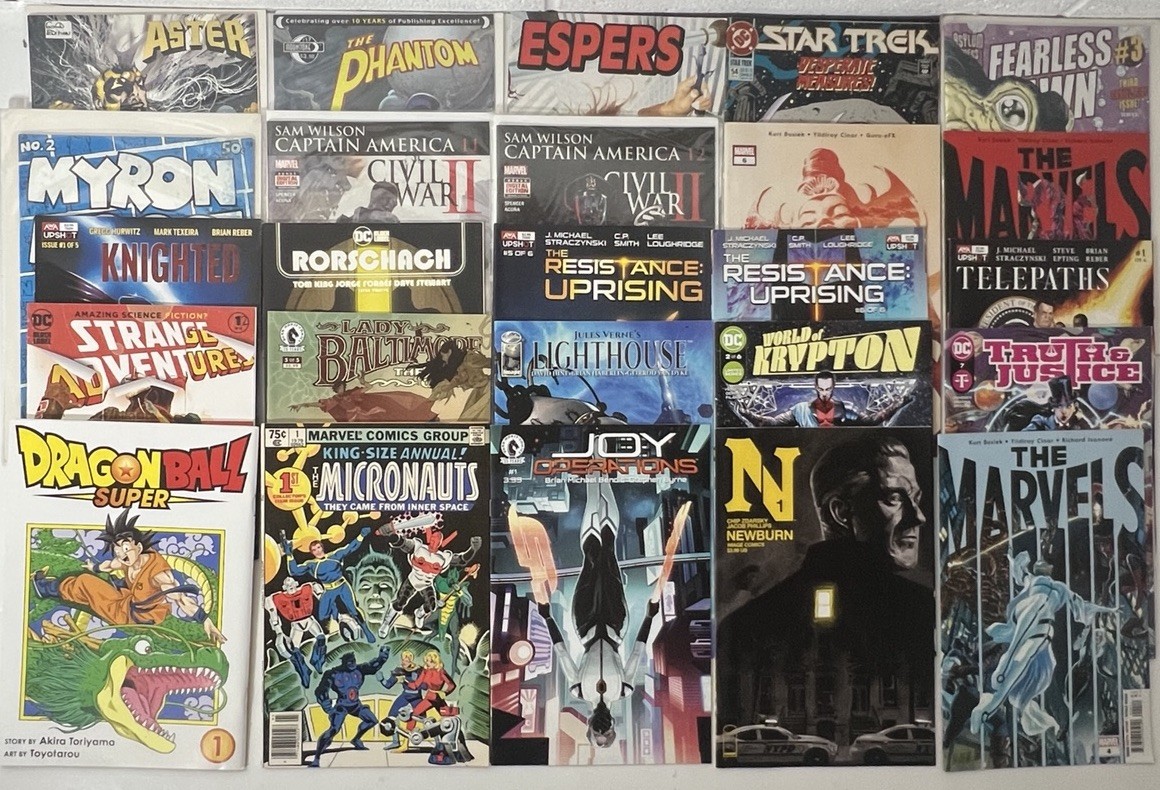 Lot of 25 Mixed Comic Books Marvel DC Image Indie Vintage Modern Lot of 25 Mixed Comic Books Marvel DC Image Indie Vintage Modern