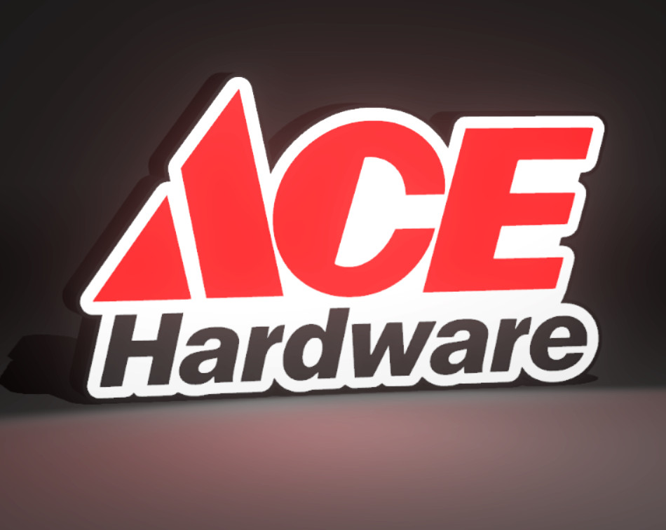ACE HARDWARE LED LIGHT BOX SIGN LARGE 13.7 ACE HARDWARE LED LIGHT BOX SIGN LARGE 13.7
