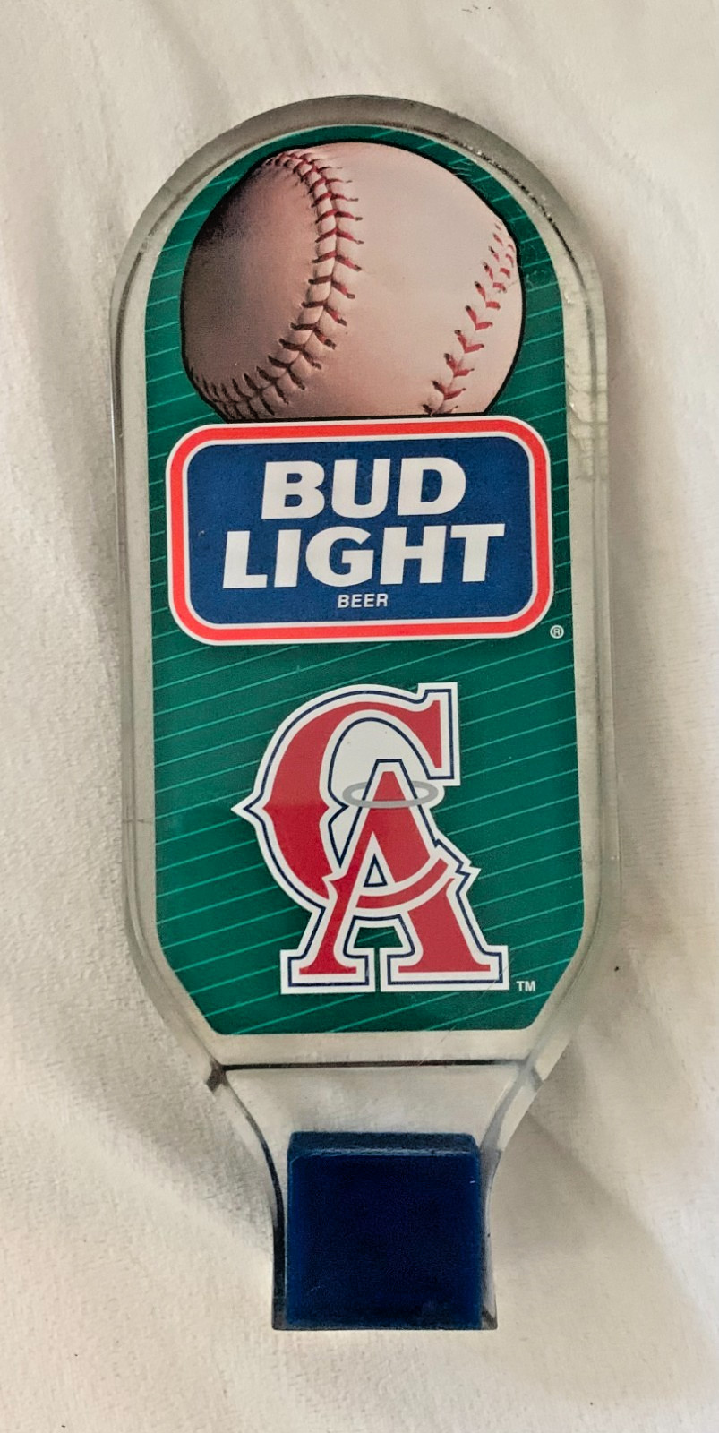 California Angels MLB Baseball Beer Tap Handle Big A - Rare Vintage Bud Light California Angels MLB Baseball Beer Tap Handle Big A - Rare Vintage Bud Light