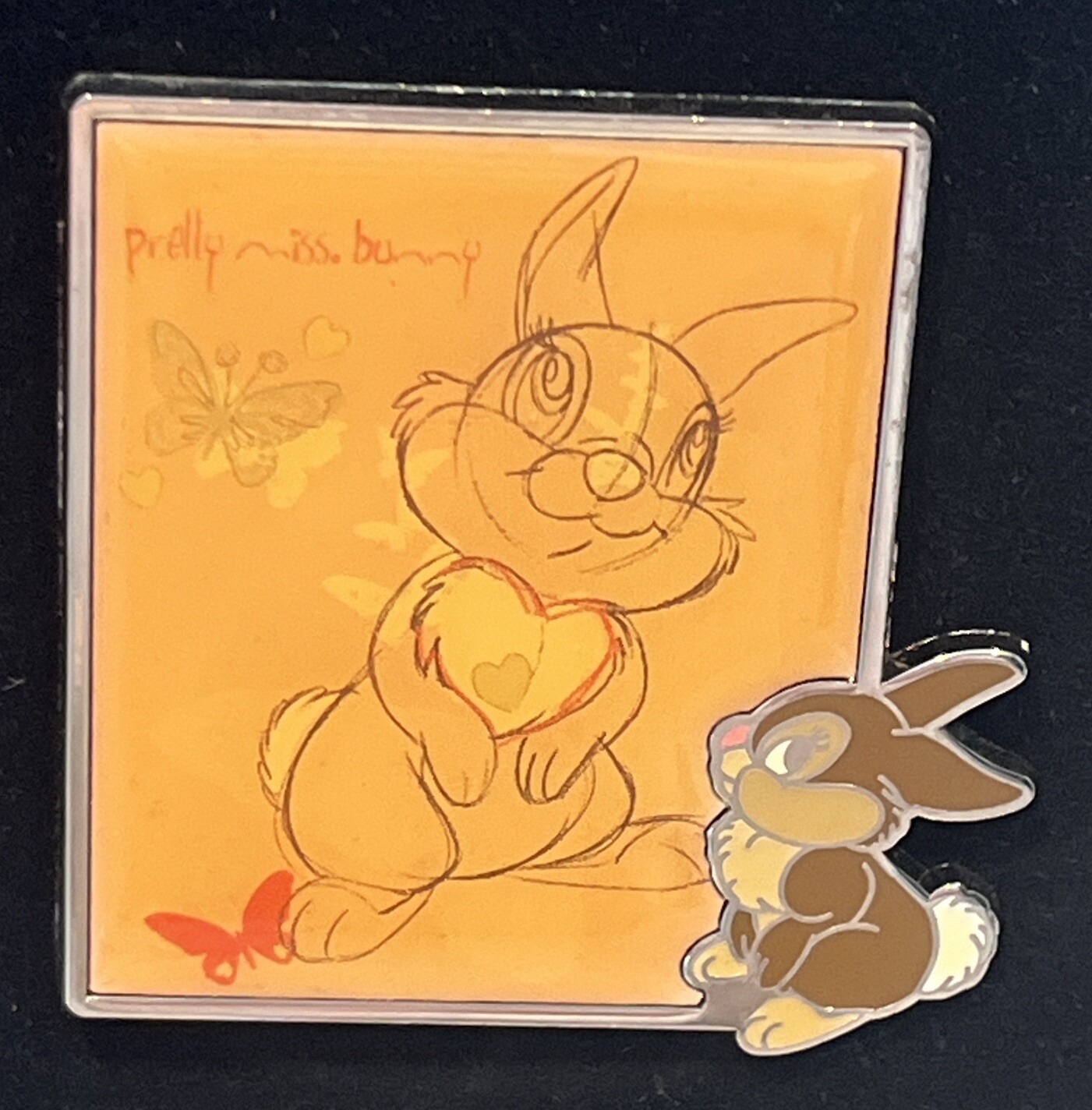 DISNEY SHOPPING THUMPER MISS BUNNY PICTURE ART SERIES PIN LE 250 RARE 2010 DISNEY SHOPPING THUMPER MISS BUNNY PICTURE ART SERIES PIN LE 250 RARE 2010