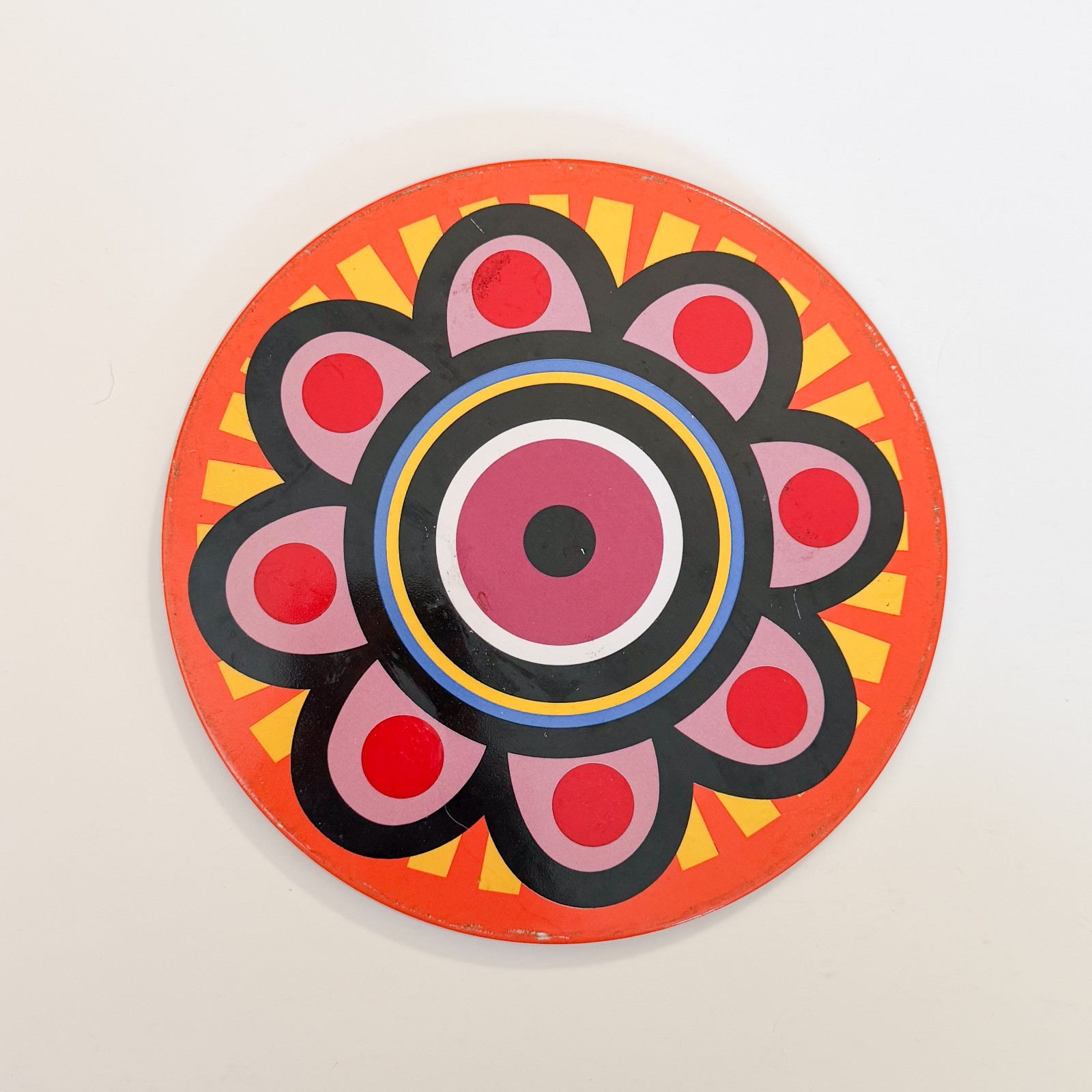 Avon President\'s Club Ceramic TRIVET Gala 2011-2012 ONE Boho Retro 70s Vibe Avon President\'s Club Ceramic TRIVET Gala 2011-2012 ONE Boho Retro 70s Vibe