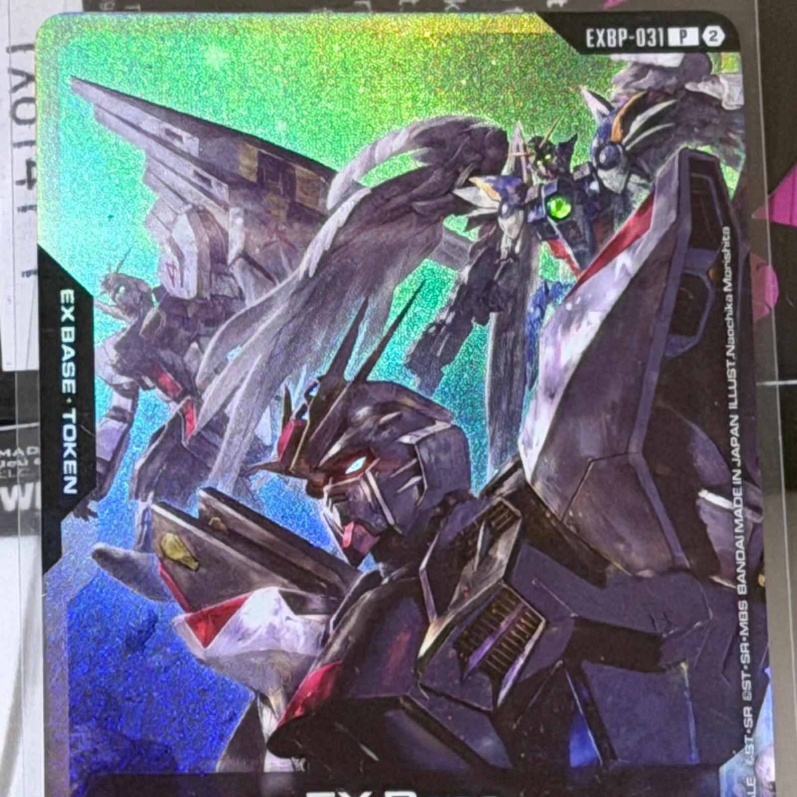 sdcc 2026 EX BASE exbp-031 FOIL PROMO card GUNDAM tcg BANDAI exclusive
