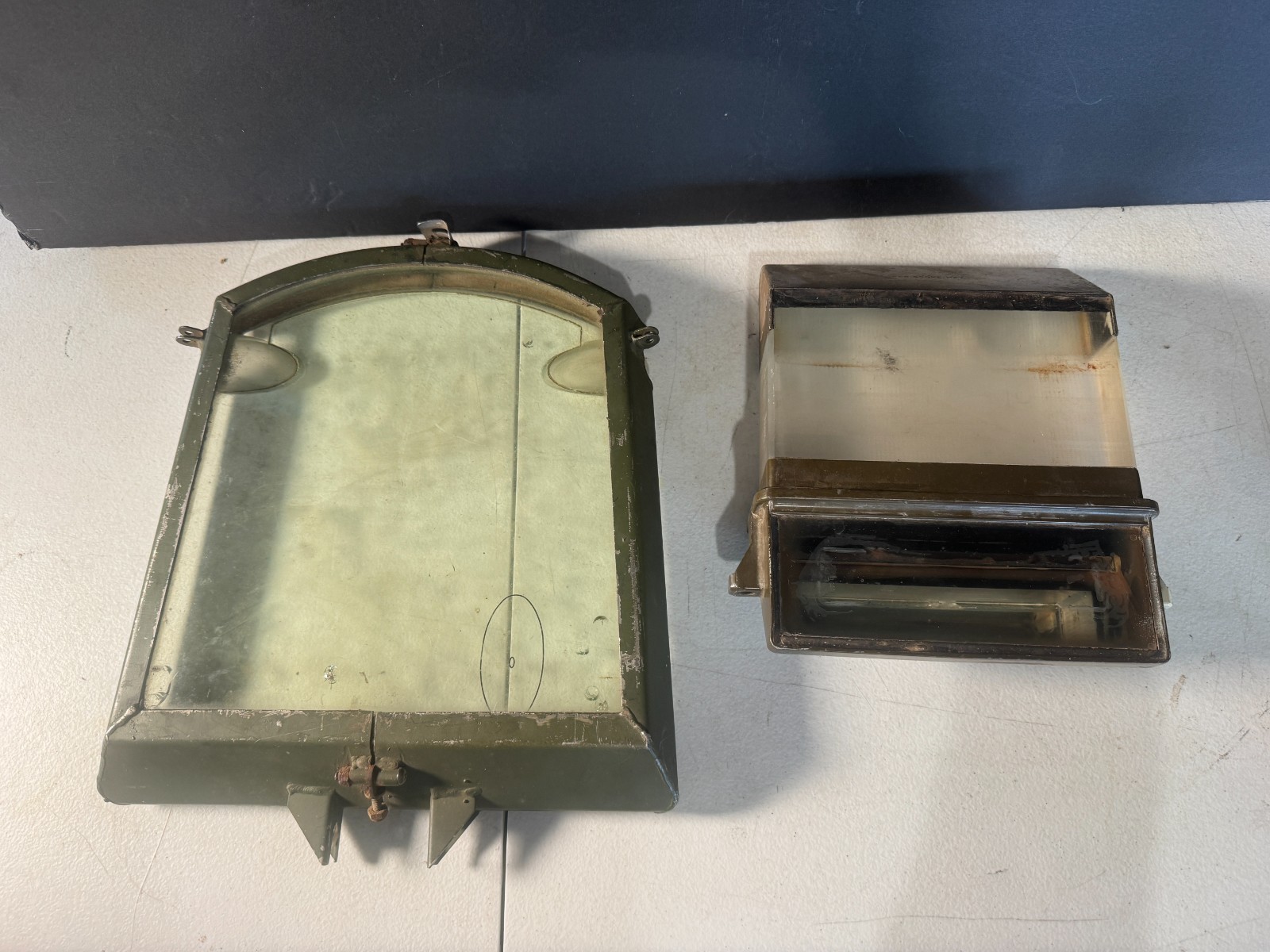 Vintage US Army M27 Tank Periscope & Vision Block Hatch Frame M60 Patton M109 Vintage US Army M27 Tank Periscope & Vision Block Hatch Frame M60 Patton M109