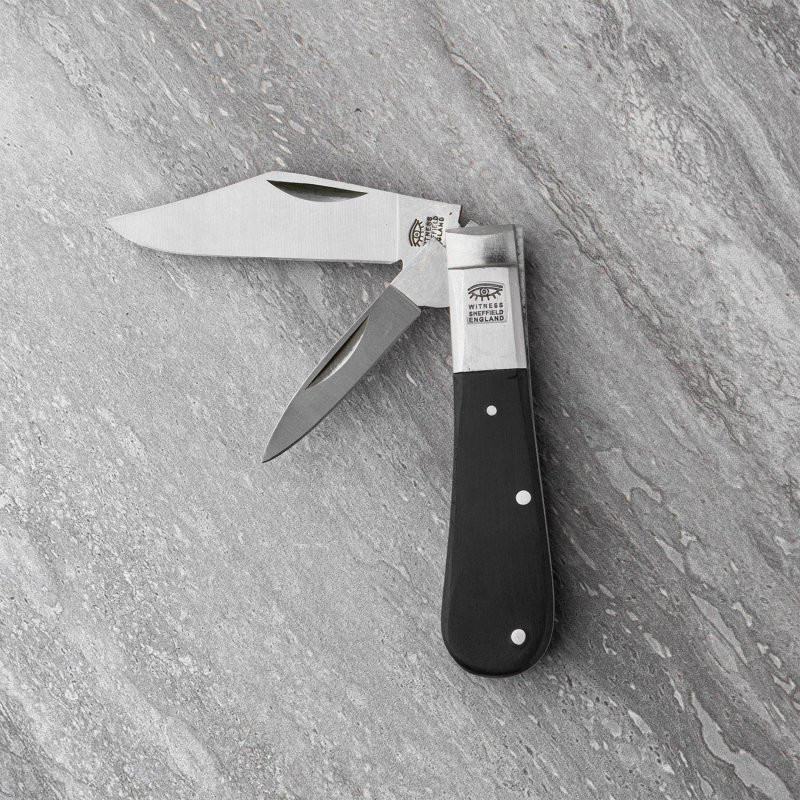 Taylor's Eye Witness Twin Barlow Pocket Knife 420HC Steel Blades Resin Handle