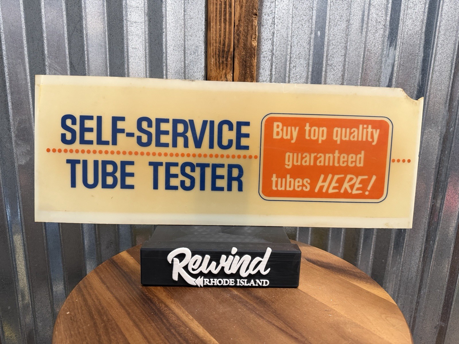Vintage Self Service Tube Tester Store Display Cabinet Vintage Self Service Tube Tester Store Display Cabinet