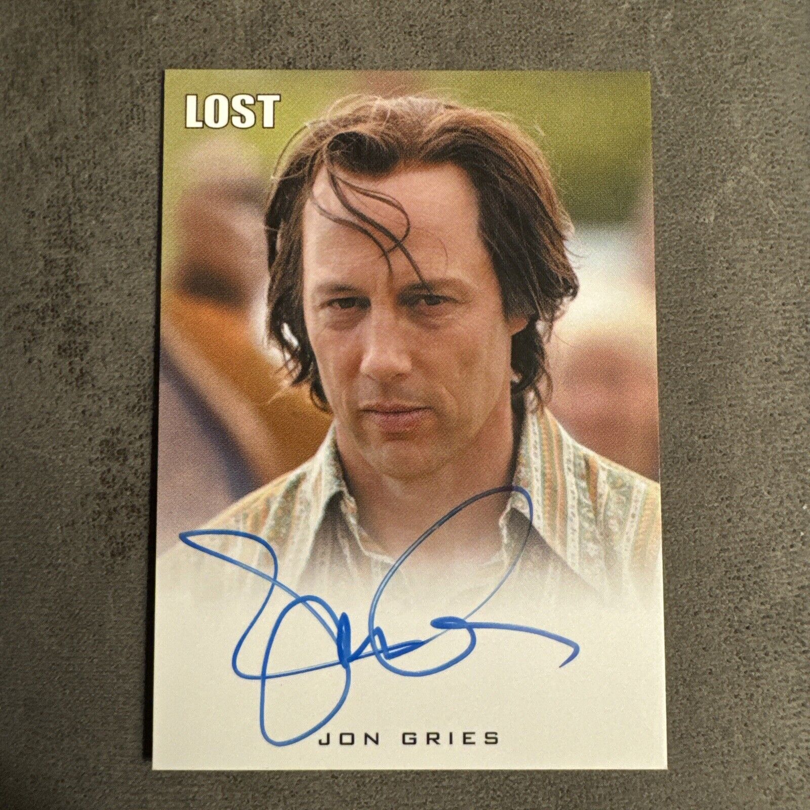 Jon Gries as Roger Linus 2010 Rittenhouse LOST ARCHIVES Auto