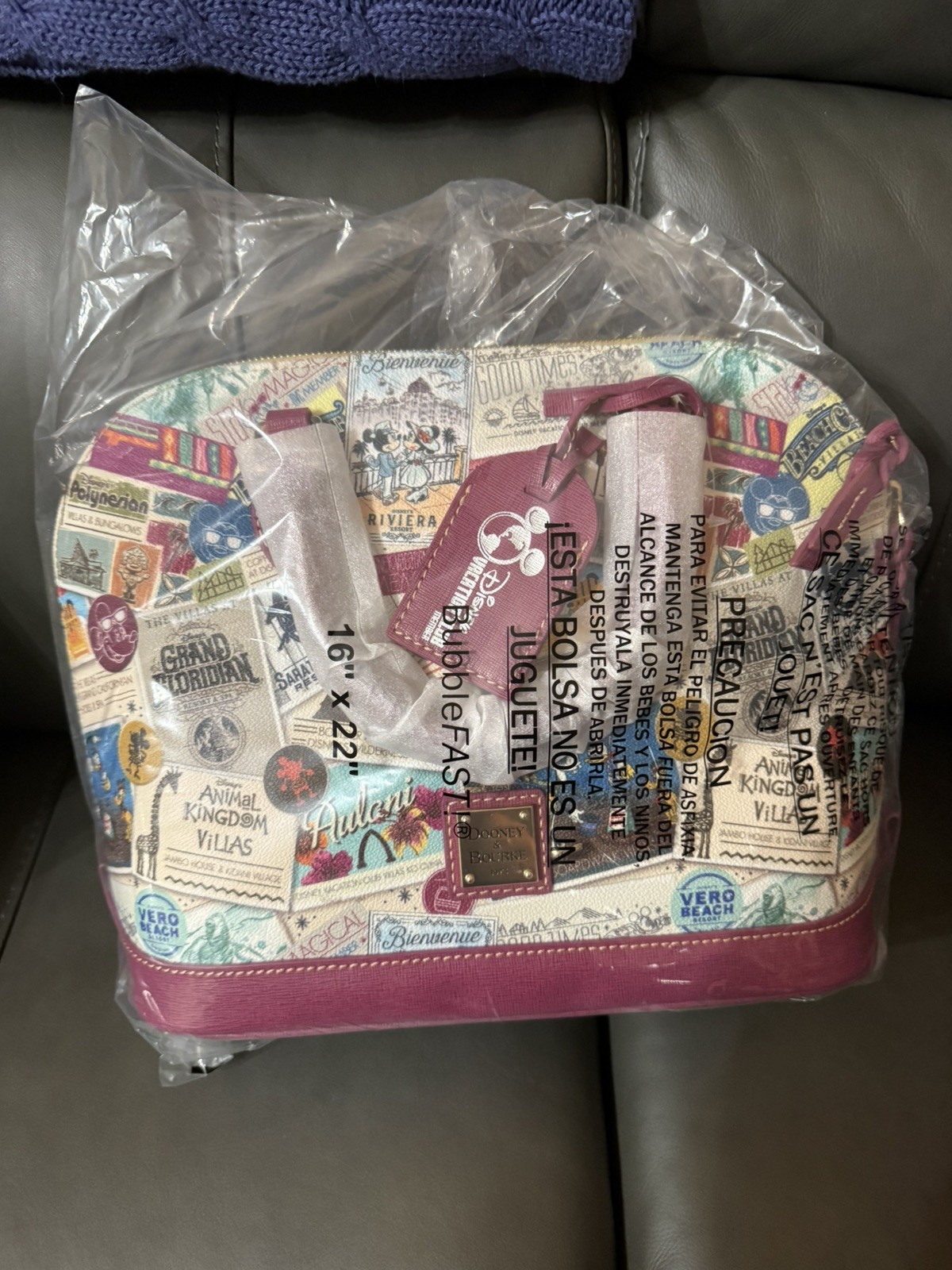 Disney Dooney and Bourke satchel DVC NWT Retired