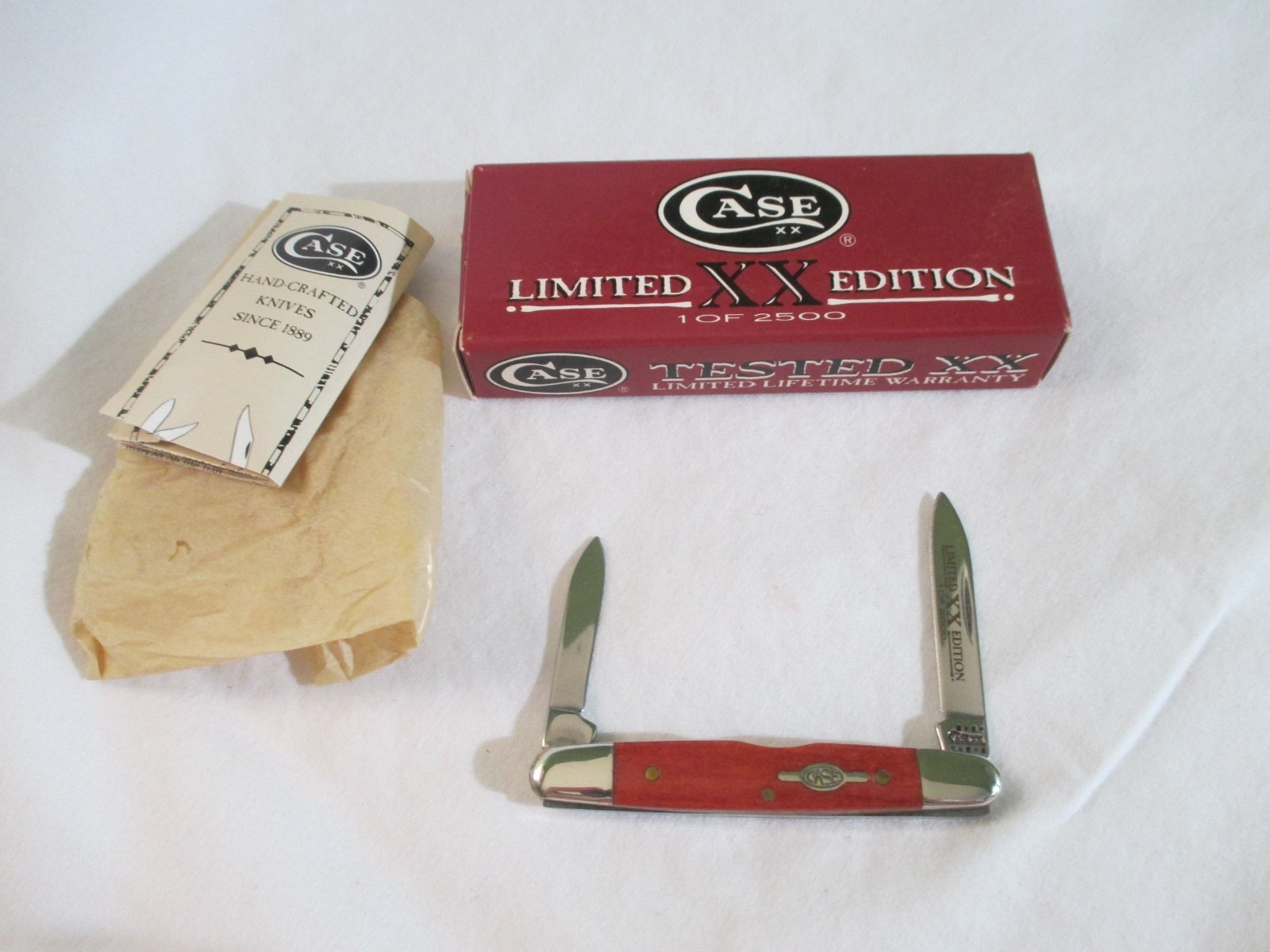 Case XX 2000 Limited Edition Old Red Eisenhower 06263 SS, Item 09972 Case XX 2000 Limited Edition Old Red Eisenhower 06263 SS, Item 09972